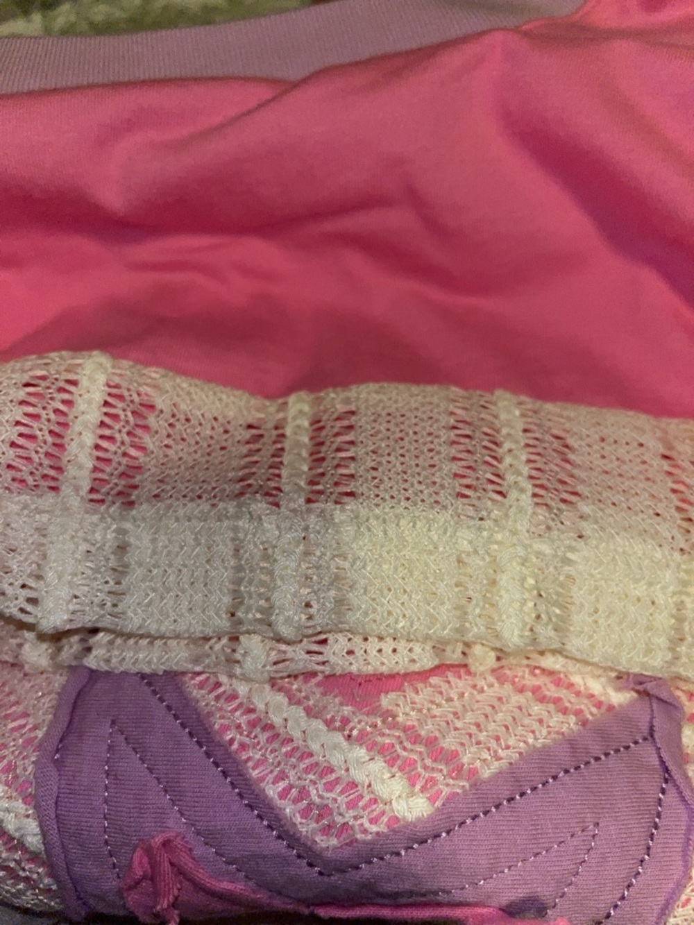 BlueVelvet Large Pink Star Appliqué Long Sleeve Top - Picture 7 of 7